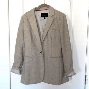Banana Republic herringbone blazer